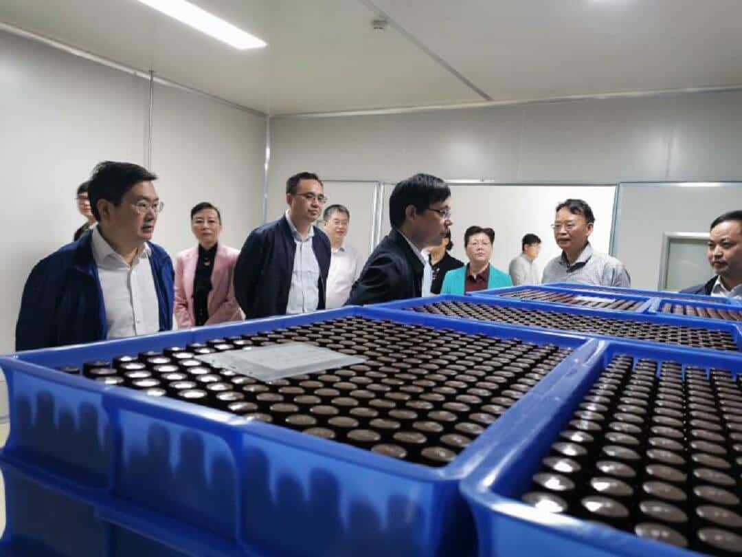 安徽省衛健委副主任吳振宇率隊來旌德調研生命健康產業工作，實地考察旌德海昭生物科技有限公司