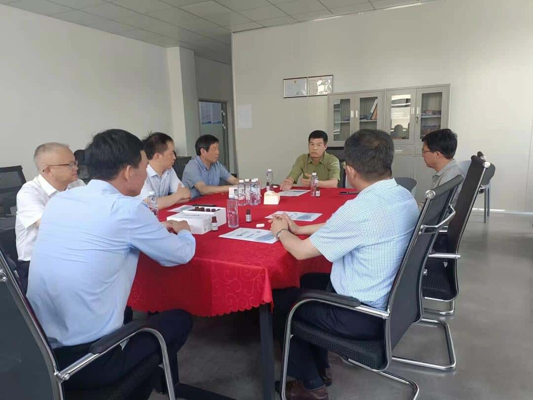 宣城市人大常委會副主任余宏漢一行蒞臨旌德海昭生物科